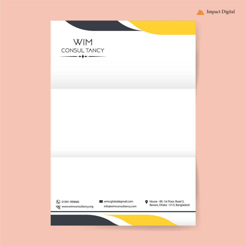 Letterhead Design & Print for Visa Consultancy Firm